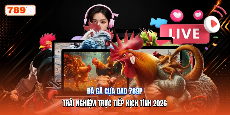 Đá Gà Cựa Dao 789P – Trải Nghiệm Trực Tiếp Kịch Tính 2026